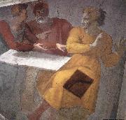 Punishment of Haman, Michelangelo Buonarroti
